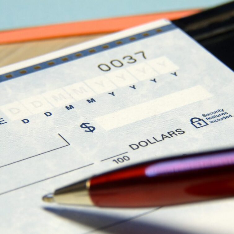 checkbook check